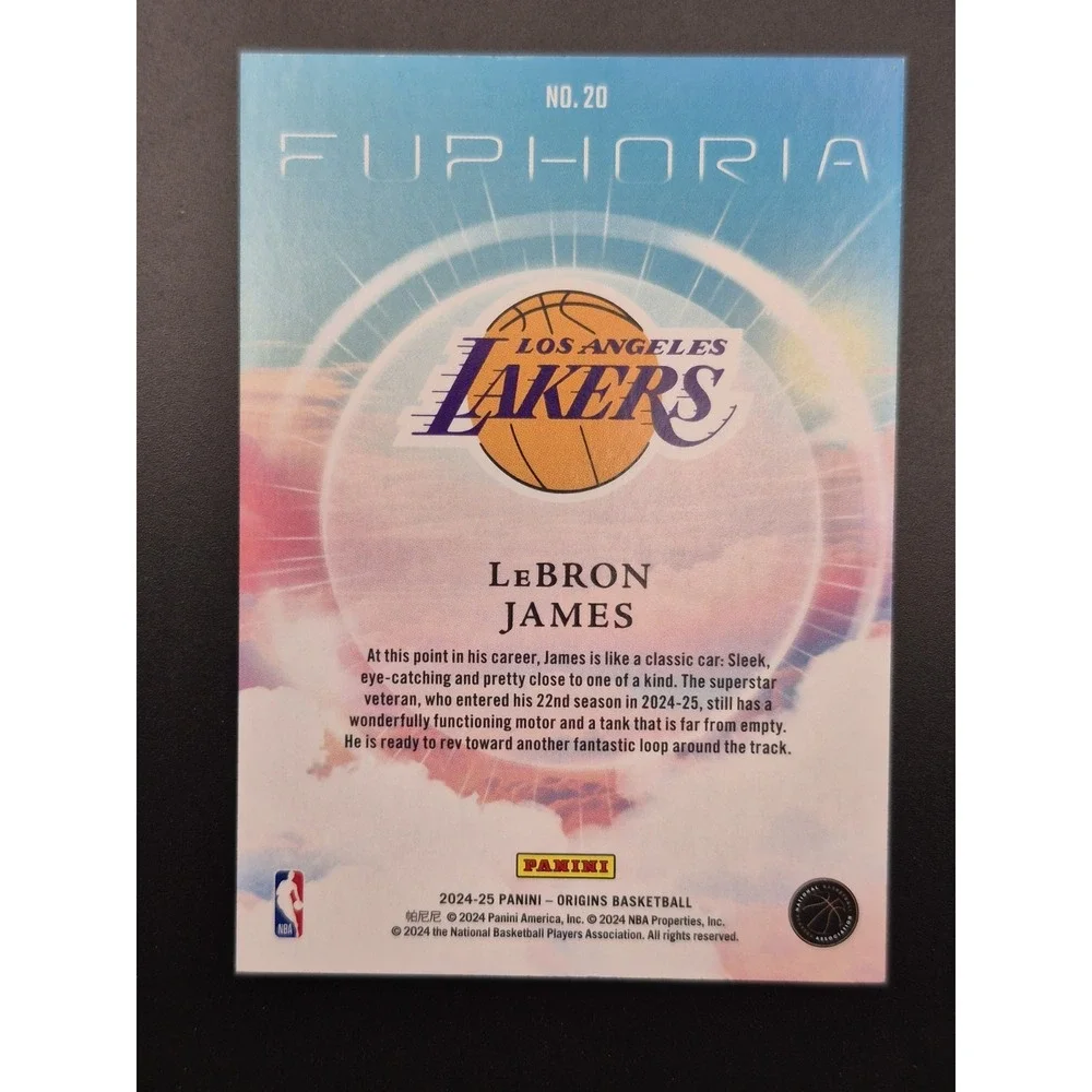 2024-25 Panini Orgins LeBron James #20 Euphoria Los Angeles Lakers MVP‎